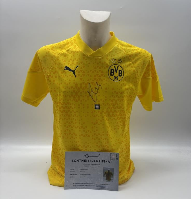 Borussia Dortmund Trainingsshirt Emre Can signiert Puma COA  Autogramm M