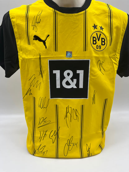BVB jersey 2024/2025 team signed Borussia Dortmund COA Puma M