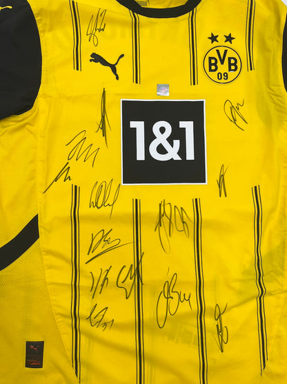 BVB jersey 2024/2025 team signed Borussia Dortmund COA Puma M