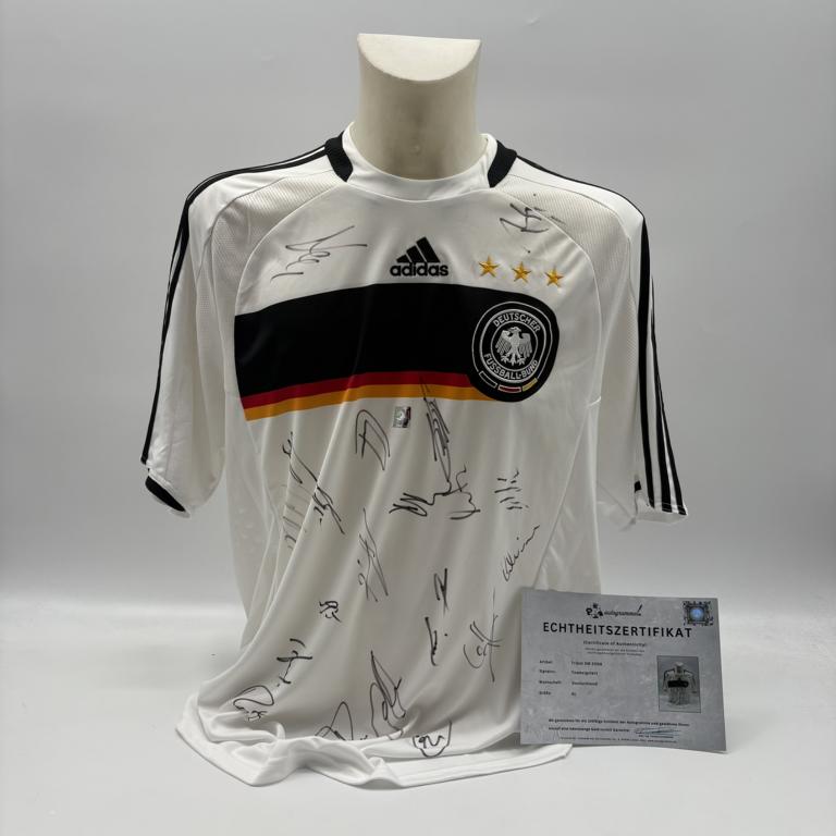 Deutschland Trikot EM 2008 Teamsigniert DFB Adidas XL