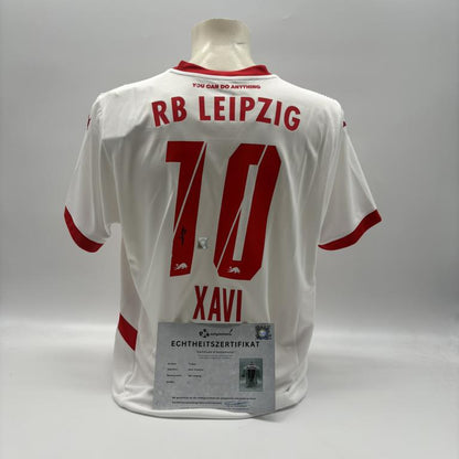 RB Leipzig Trikot Xavi Simons signiert Autogramm Puma COA L