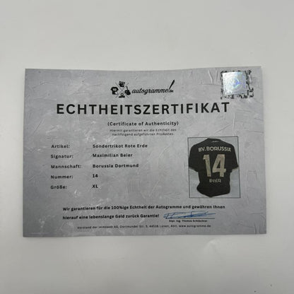 Borussia Dortmund Sondertrikot Maximilian Beier signiert BVB Puma neu XL