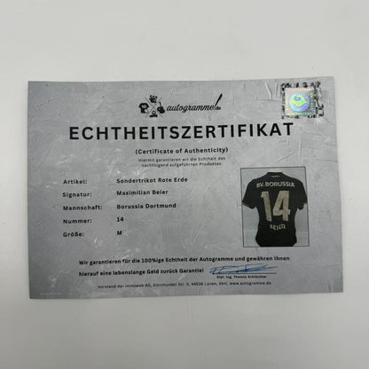 Borussia Dortmund Sondertrikot Maximilian Beier signiert BVB Puma neu M