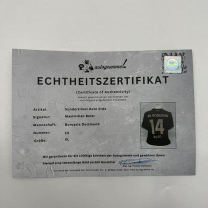 Borussia Dortmund Sondertrikot Maximilian Beier signiert BVB Puma neu XL