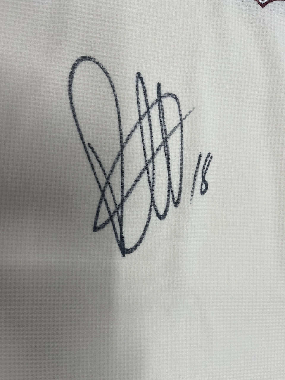 Olympique Lyon jersey signed by Rayan Cherki in Adidas COA 128 frame