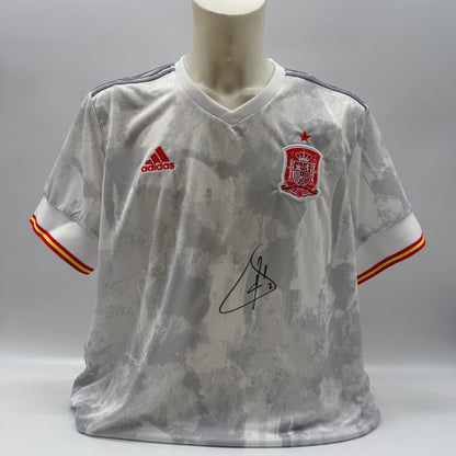 Spanien Trikot Raul signiert COA Autogramm neu 2XL