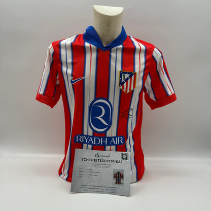 Atletico Madrid Trikot Ademola Lookman signiert Autogramm Nike COA S