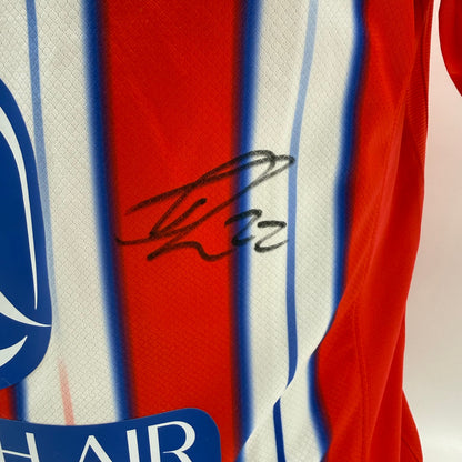 Atletico Madrid Trikot Ademola Lookman signiert Autogramm Nike COA S