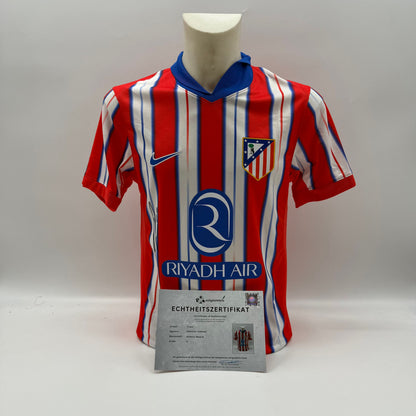 Atletico Madrid Trikot COA Ademola Lookman signiert Autogramm Nike S