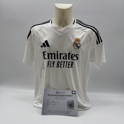 Real Madrid Trikot Dani Ceballos signiert Autogramm Adidas COA L