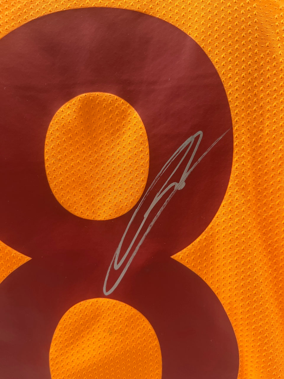 Match-worn Galatasaray Istanbul jersey worn and signed by Ryan Babel, XL