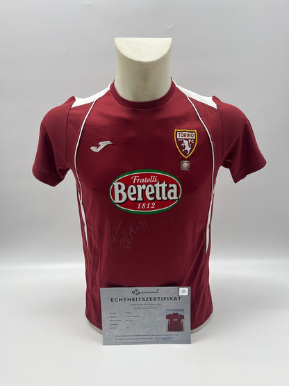 FC Turin jersey Duvan Zapata signed autograph COA 2XS