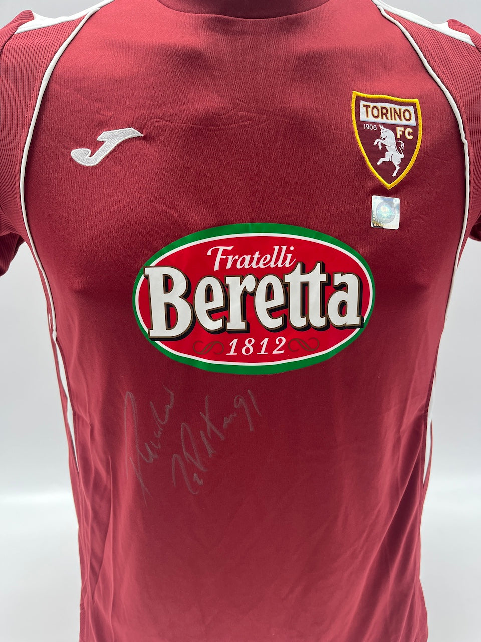 FC Turin jersey Duvan Zapata signed autograph COA 2XS