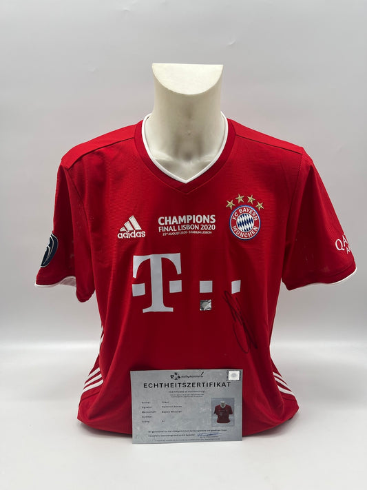 Bayern München Trikot Alphonso Davies signiert Autogramm Adidas COA XL