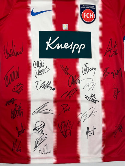 FC Heidenheim Jersey 2019/2020 Team Signed COA Nike M