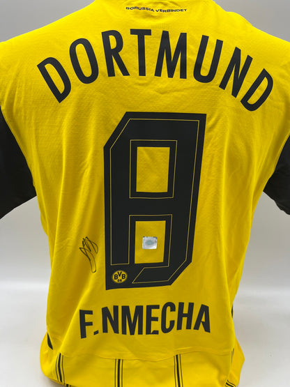 Borussia Dortmund Authentic Jersey Felix Nmecha signed BVB Puma M