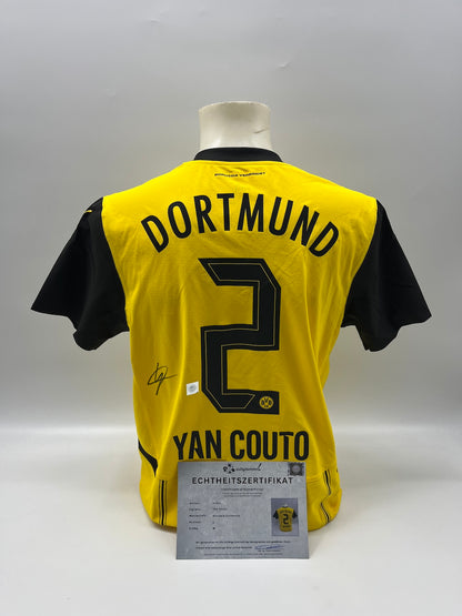 Borussia Dortmund Authentic Jersey Yan Couto Signed BVB Puma New M