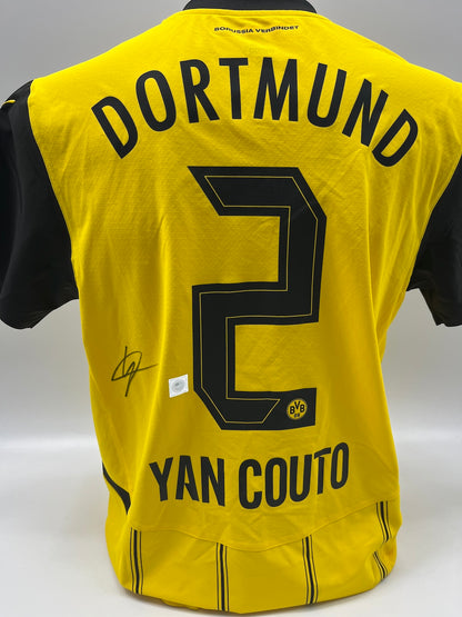 Borussia Dortmund Authentic Jersey Yan Couto Signed BVB Puma New M