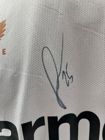 Bayer Leverkusen training shirt Exequiel Palacios signed Castore L