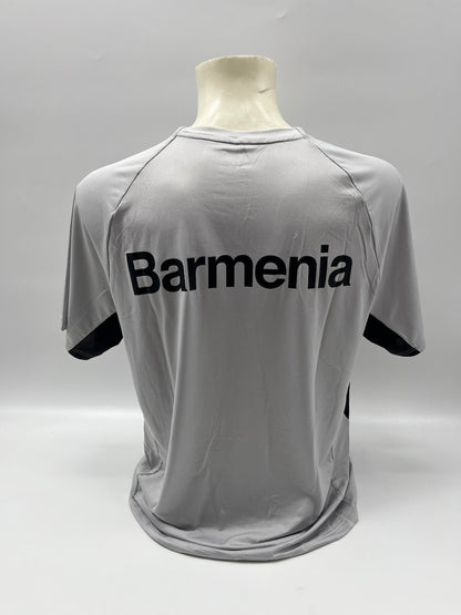 Bayer Leverkusen training shirt signed by Piero Hincapie, Castore L