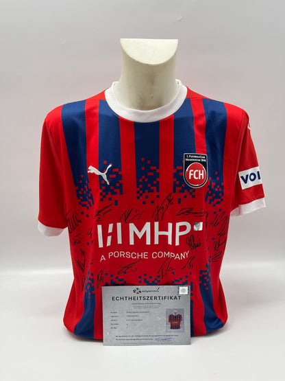 FC Heidenheim Jersey 2024/2025 Team Signed COA Nike L