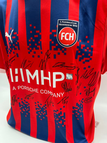 FC Heidenheim Jersey 2024/2025 Team Signed COA Nike L
