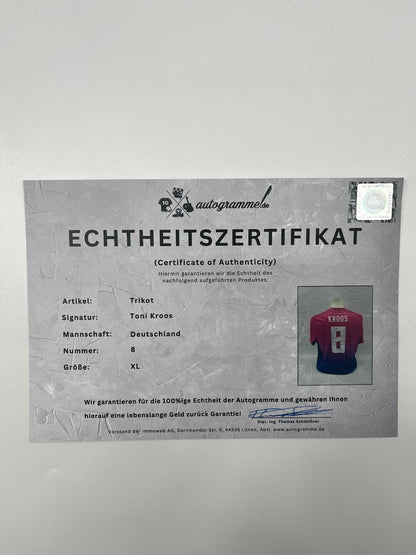 DFB jersey Toni Kroos signed autograph Adidas Euro 2024 COA XL