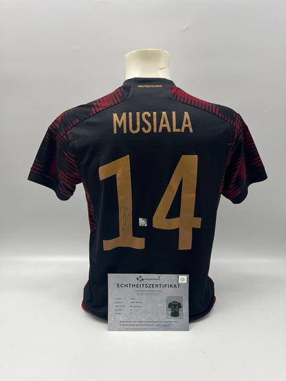 DFB Trikot Jamal Musiala signiert Autogramm Adidas COA M