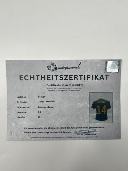 DFB Trikot Jamal Musiala signiert Autogramm Adidas COA M