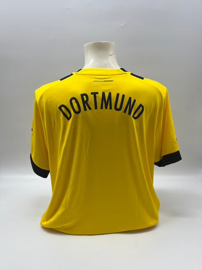 BVB jersey 2022/2023 team signed Borussia Dortmund COA Puma Bellingham XXL