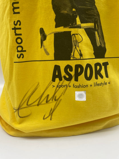Shirt Andy Schleck signed Tour de France Radsport new M