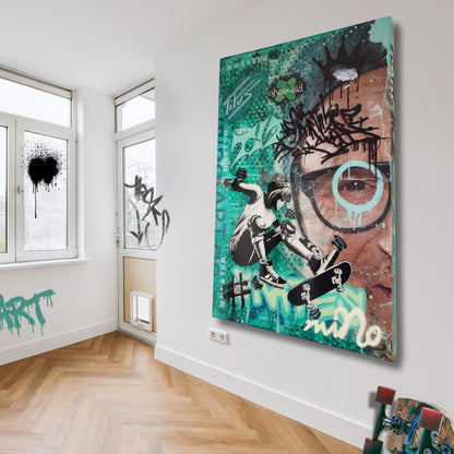 Unique Titus Werk No. 2 80x120cm Titus Dittmann signed autograph