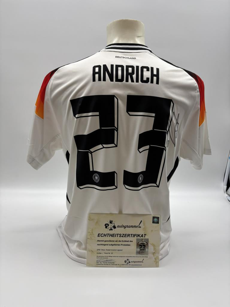 DFB jersey Robert Andrich signed autographs Germany Adidas L