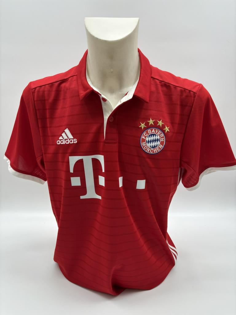 Bayern Munich jersey Kingsley Coman signed autographs Bundesliga Adidas L