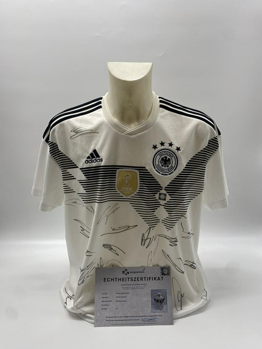 Deutschland Trikot WM 2018 Teamsigniert DFB Adidas XL