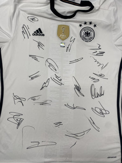 Germany Jersey Euro 2016 Team Signed DFB Adidas XL