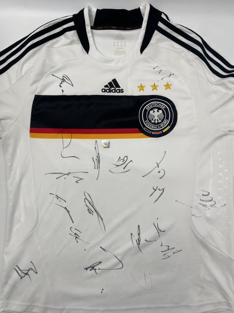 Germany Jersey Euro 2008 Team Signed DFB Adidas XL
