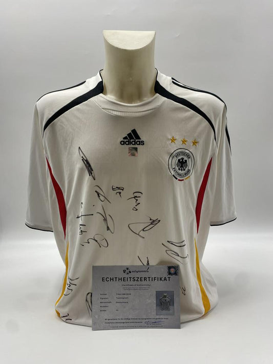 Deutschland Trikot WM 2006 Teamsigniert DFB Adidas XL