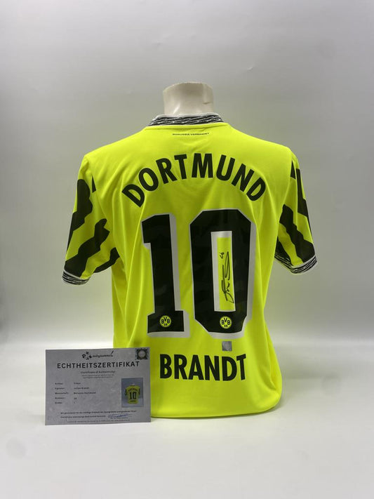 Borussia Dortmund Trikot Julian Brandt signiert Puma COA  Autogramm L