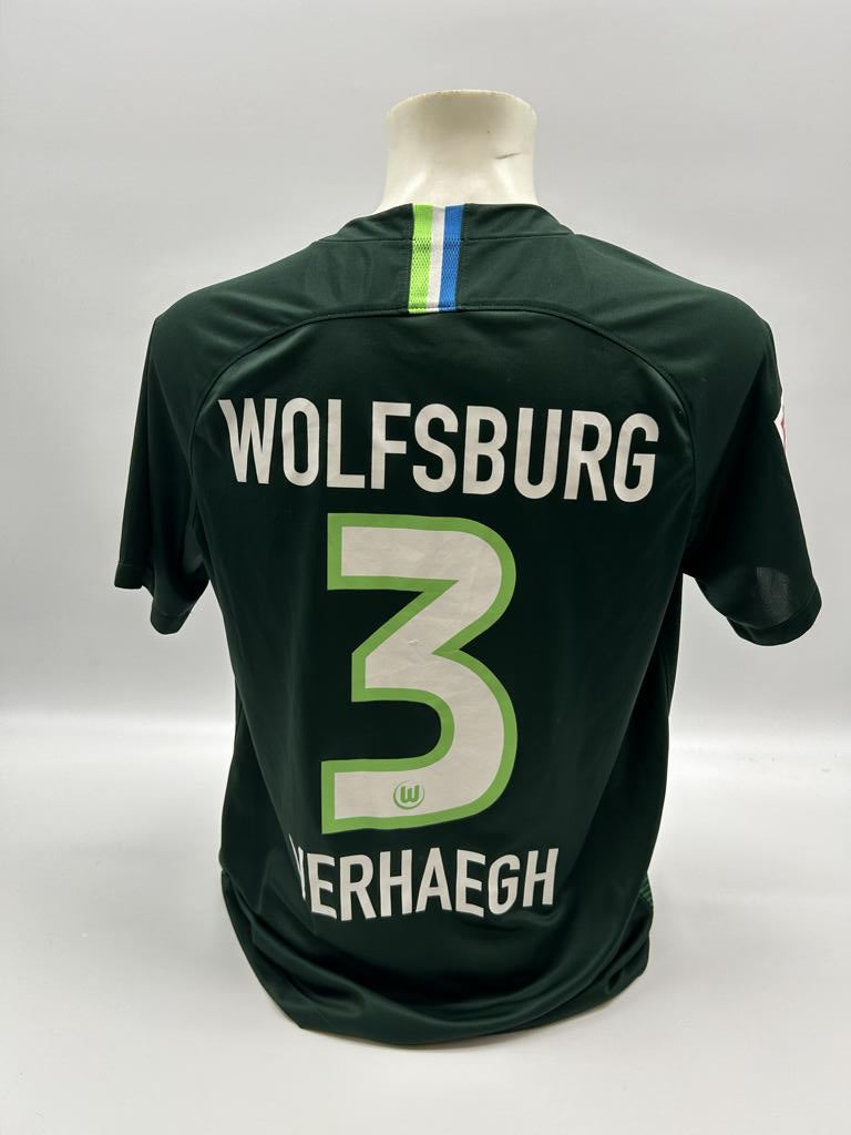 VFL Wolfsburg jersey Paul Verhaegh signed autograph Bundesliga Nike L