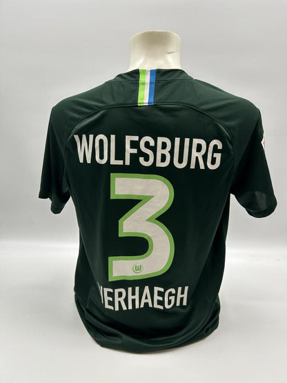 VfL Wolfsburg jersey Paul Veraigh signed autograph Bundesliga Nike L