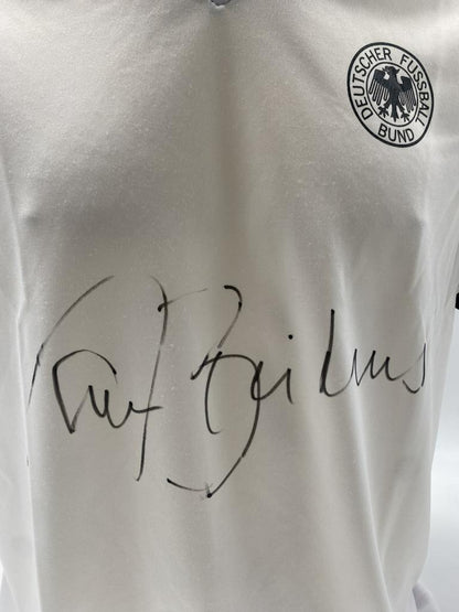 DFB jersey Paul Breitner signed Adidas COA Germany Autograph M