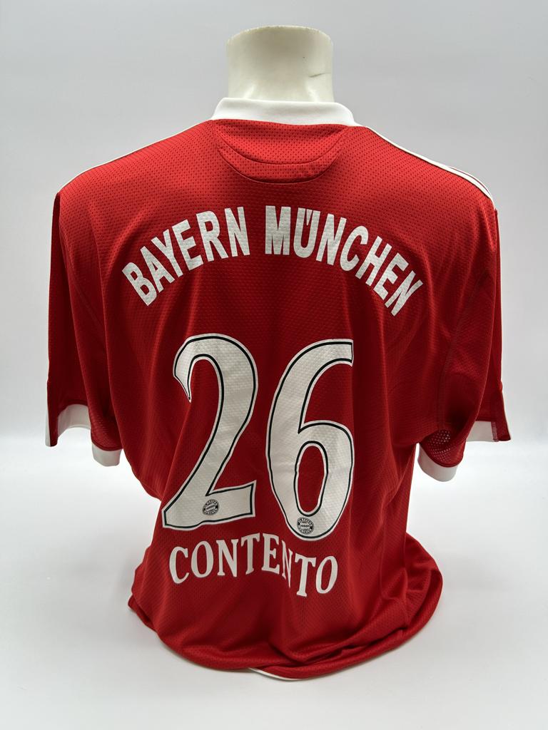 Bayern München Trikot Diego Contento signiert Adidas FCB COA Autogramm XL