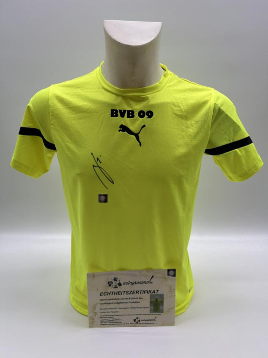 Borussia Dortmund training shirt Mateu Morey signed BVB autograph Puma 164