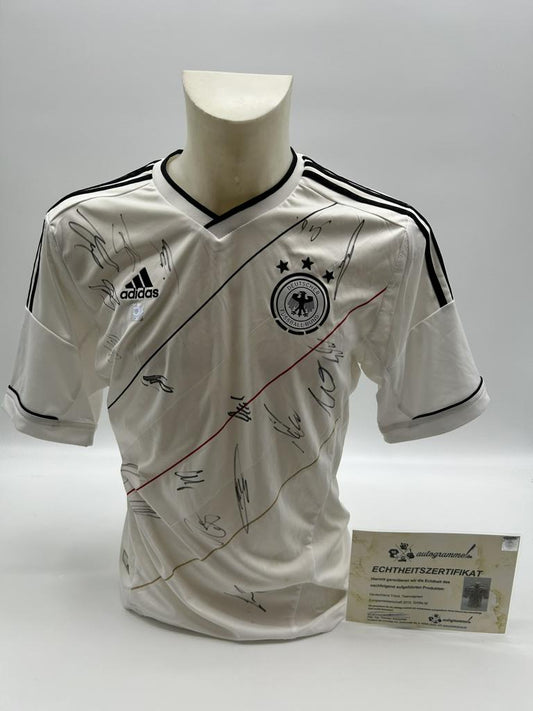 Germany Jersey EM 2012 Team Signed DFB Football Autograph COA Adidas M