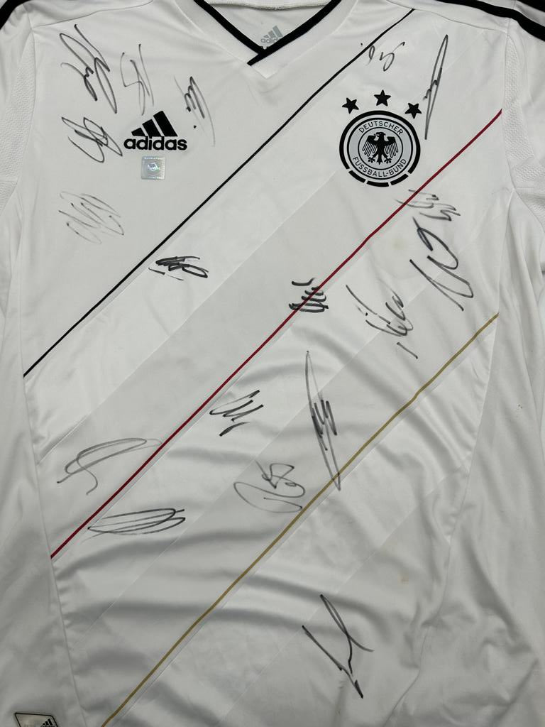 Deutschland Trikot EM 2012 Teamsigniert DFB Fußball Autogramm COA Adidas M