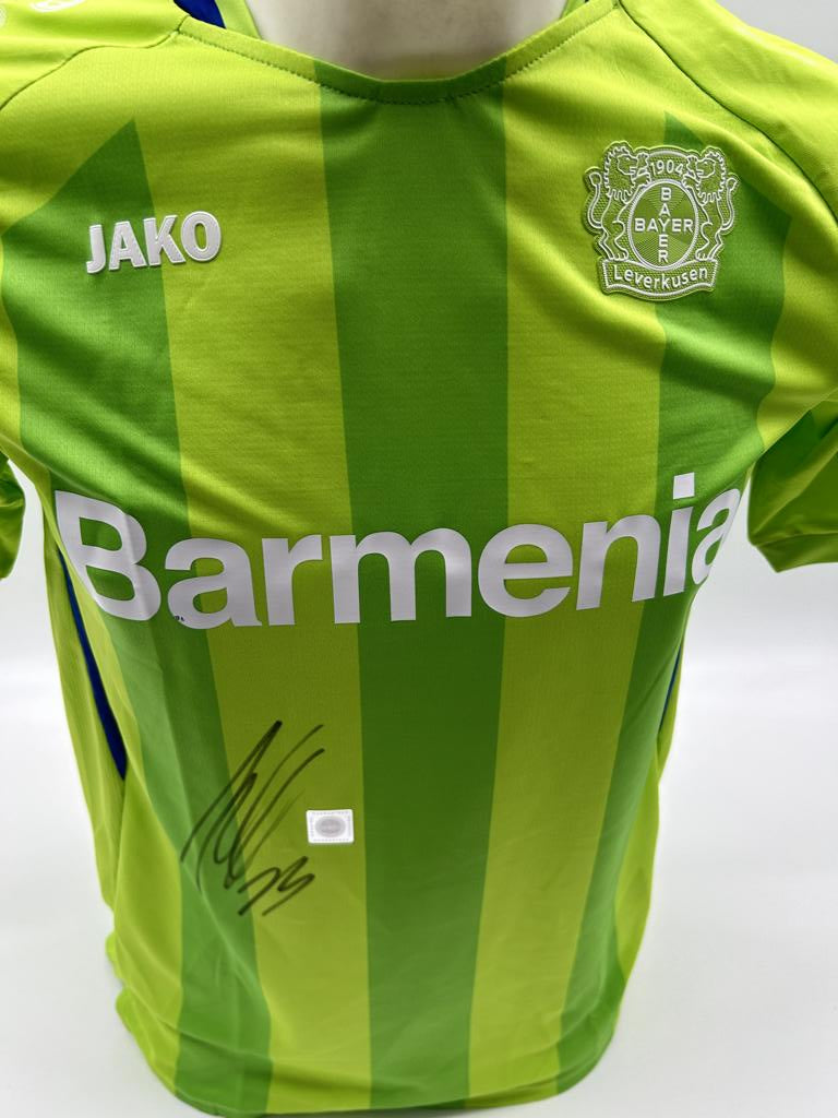 Bayer Leverkusen jersey Adam Hlozek signed autograph Bundesliga New 164