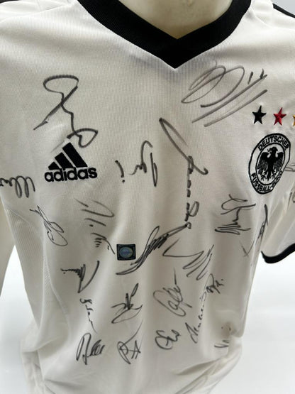 Germany jersey World Cup 2002 team signed DFB football autograph autograph coa adidas l