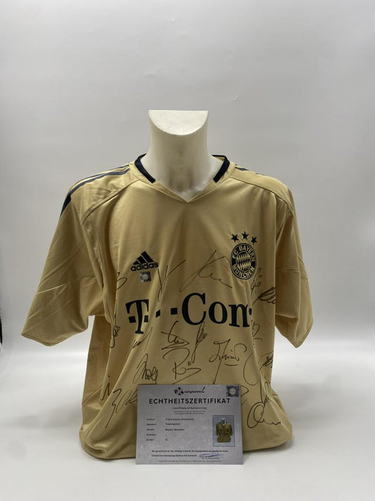Bayern München Trikot 2005/2006 Teamsigniert Autogramm COA Adidas XL