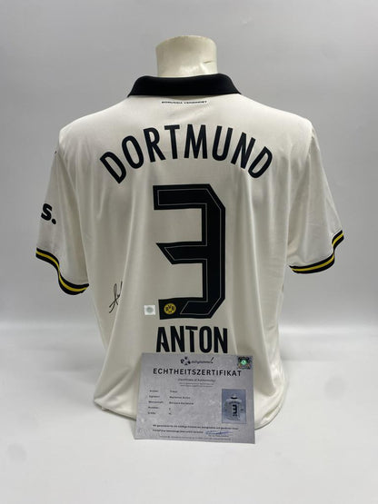 Borussia Dortmund jersey signed by Waldemar Anton, Puma COA, autograph, XL